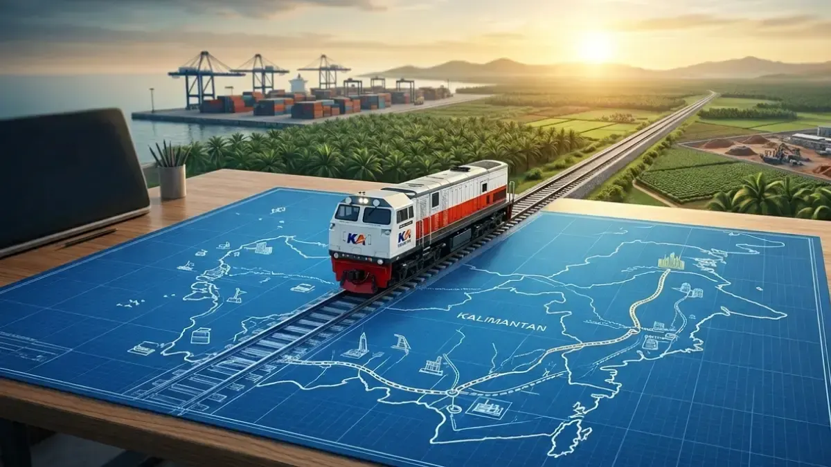 Proyek Kereta Api Kalbar memasuki fase baru setelah tender Masterplan Jalur Kereta Api Pulau Kalimantan selesai. Jalur rel yang terhubung dengan Pelabuhan Kijing dan kawasan industri diharapkan dapat memangkas biaya logistik serta memperkuat konektivitas ekspor Kalimantan Barat.