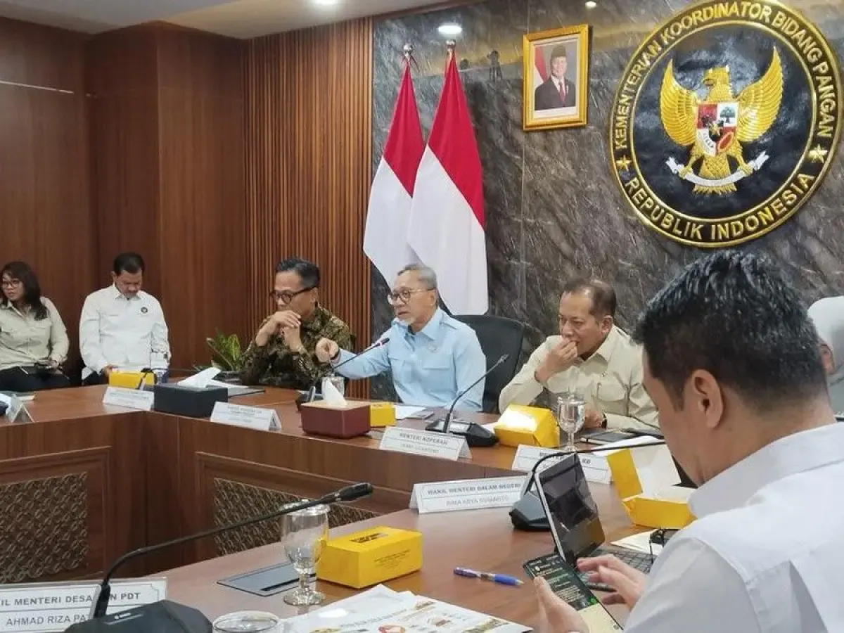 Menteri Koordinator Bidang Pangan Zulkifli Hasan.